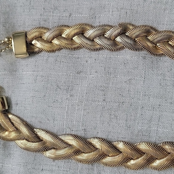 EXPRESS Goldtone Braided Necklace - Picture 8 of 8